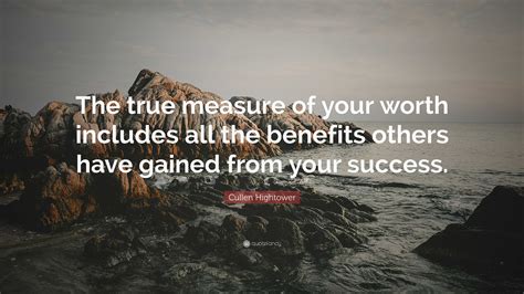 The Measure of Worthiness .